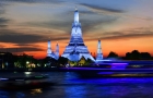 Ват Арун на закате. Бангкок. Таиланд. Wat Arun at sunset. Bangkok. Thailand.