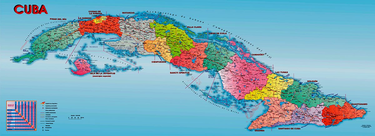 Карта Кубы. Map of Cuba. - Карта-Кубы.jpg