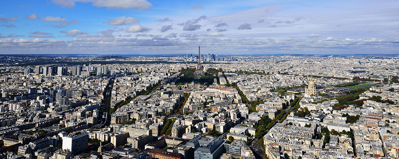 Париж. Вид сверху. Paris.