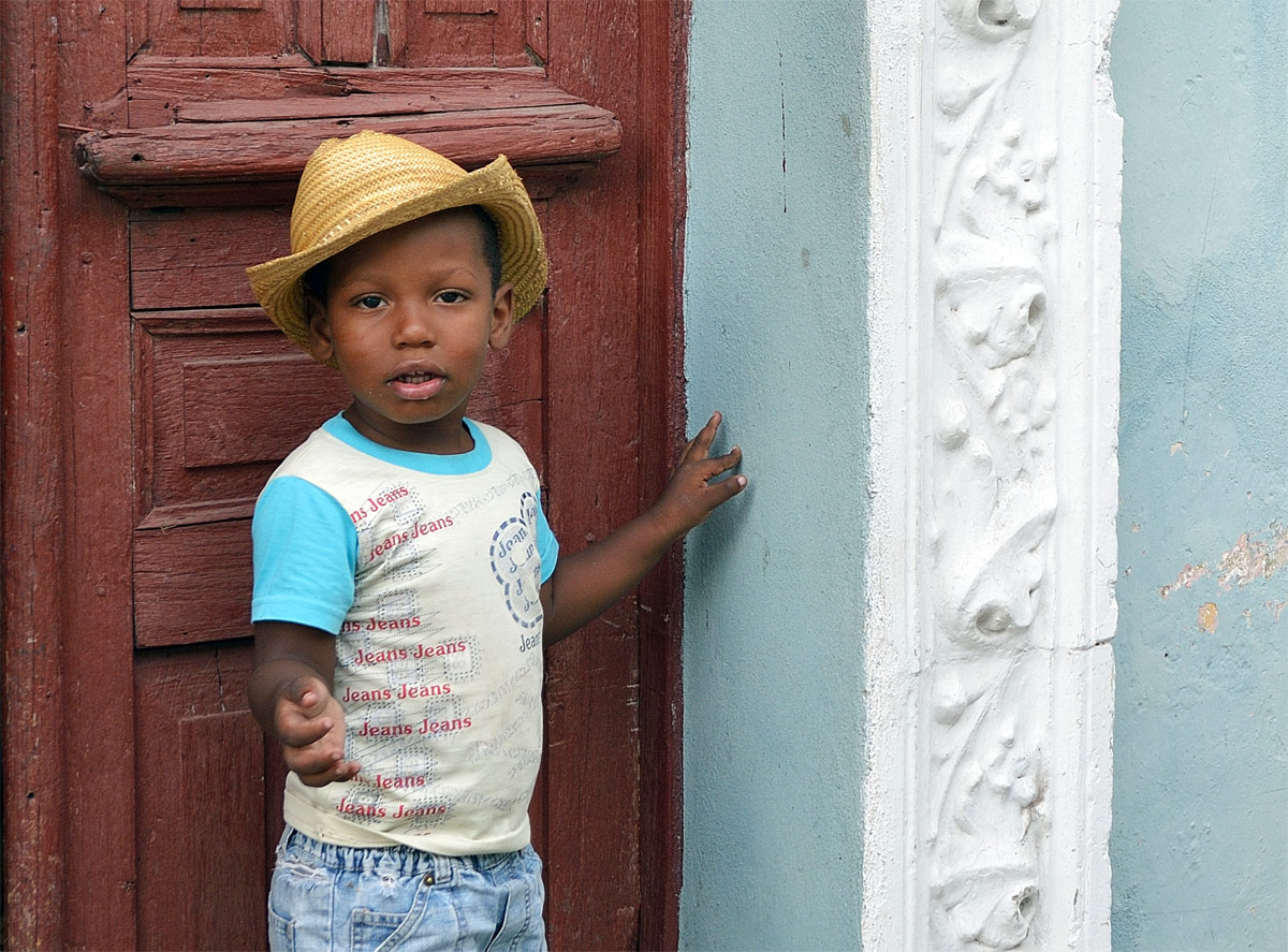 Портрет кубинского мальчишки. Cuban Boy Portrait.