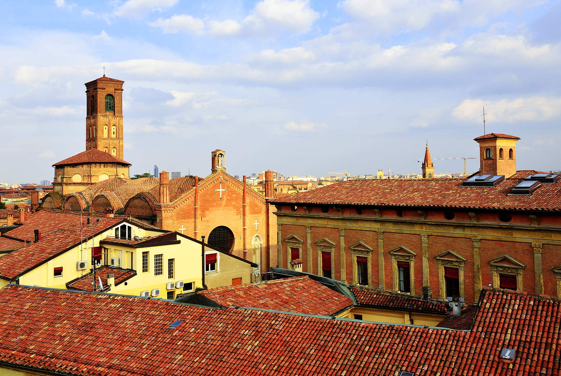 Крыши Болоньи. Италия. Roofs of Bologna. Italy.