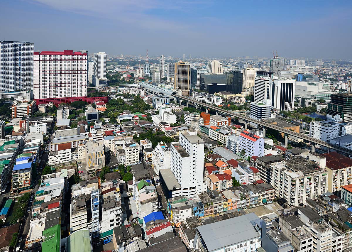 Бангкок с высоты 110м. Bangkok.