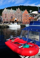 Лодка. Берген. Норвегия. Norway. Bergen.