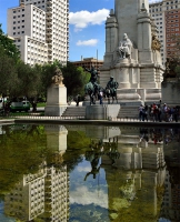 Памятник Сервантесу. Мадрид. Spain Square.