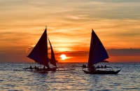 Закаты на острове Боракай. Филиппины. Sunsets on Boracay Island. Philippines. 2