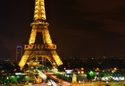 Эйфель ночью. Eiffel Tower at night. 2