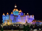 Отель Богатырь ночью. Sochi. Bogatyr Hotel at night.
