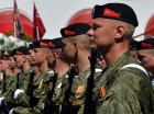 Морская пехота на параде в Севастополе 9 мая 2015. Sevastopol. 9 May 2015.