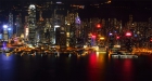 Гонконг ночью с ICC. Night Honkong from ICC. 1
