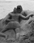 Пляжная скульптура. Копакабана. Copacabana. 2
