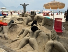 Пляжная скульптура. Копакабана. Copacabana.
